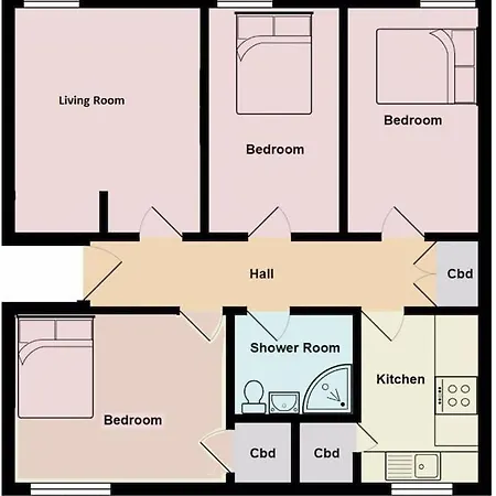 Lovely, Comfortable And Bright 3 Bedroom Top Floor Flat In City Centre Aberdeen Exterior photo